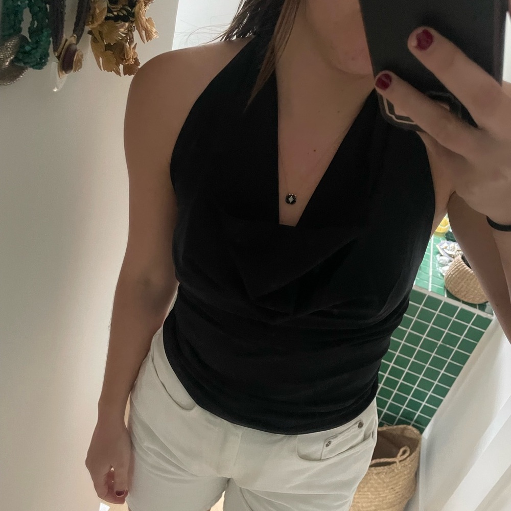 Black Versace Top